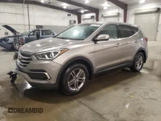 2017 Hyundai Santa Fe 2.4L z VIN 5NMZT3LB2HH009324, wystawiony jako Copart lot #56517645 z przebiegiem 85 574 mil mil oraz Szkoda całkowita • Salvage title. Historia ofert i sprzedaży dostępna na DreamBid. Obrazek 1.