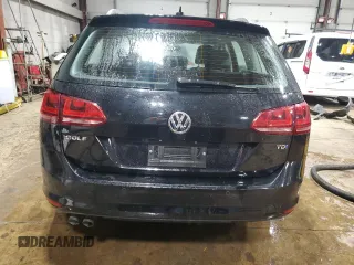 2015 Volkswagen Golf SportWagen TDI SE with VIN 3VWCA7AU8FM520390, listed as a Copart auction lot 51763965 with 94,699 mi miles and Salvage Title. Bid and sale history available at carsss.com. Image 6.