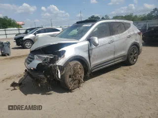 2017 Hyundai Santa Fe Ultimate с VIN 5XYZW4LA6HG476373, выставлен на аукционе Copart как лот 54221965 с пробегом 86 010 миль миль и На запчасти • Non repairable. История ставок и продаж доступна на DreamBid. Изображение 1.