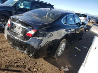 2012 Infiniti M37 with VIN JN1BY1AR6CM392633, listed as a Copart auction lot 80099504 with 190,542 mi miles and Salvage Title. Bid and sale history available at carsss.com. Image 3.