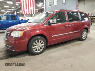 2015 Chrysler Town & Country Limited Platinum with VIN 2C4RC1GG6FR708419, listed as a Copart auction lot 52634785 with 56,715 mi miles and Salvage Title. Bid and sale history available at DreamBid. Image 1.