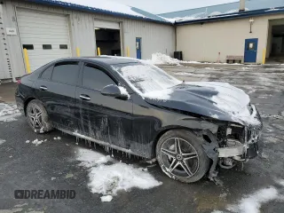 2023 Mercedes-Benz C 300 with VIN W1KAF4HB0PR152159, listed as a Copart auction lot 87599845 with Not Provided miles and Clean Title. Bid and sale history available at DreamBid. Image 4.