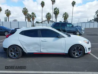 2019 Hyundai Veloster N with VIN KMHT36AH6KU001916, listed as a IAAI auction lot 41577775 with 77,471 mi miles. Bid and sale history available at carsss.com. Image 13.