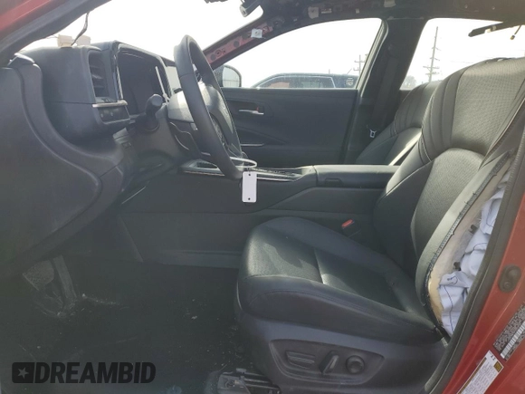 2023 Toyota Crown Platinum with VIN JTDAFAAFXP3000544, listed as a Copart auction lot 44409235 with 17,814 mi miles and Salvage Title. Bid and sale history available at DreamBid. Image 7.