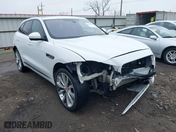 2017 Jaguar F-Pace S with VIN SADCM2BV0HA058710, listed as a IAAI auction lot 41498142 with 89,203 mi miles and . Bid and sale history available at DreamBid. Image 1.