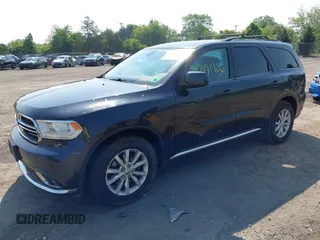 2015 Dodge Durango SXT with VIN 1C4RDHAG7FC869904, listed as a IAAI auction lot 42491906 with 120,396 mi miles and . Bid and sale history available at DreamBid. Image 2.