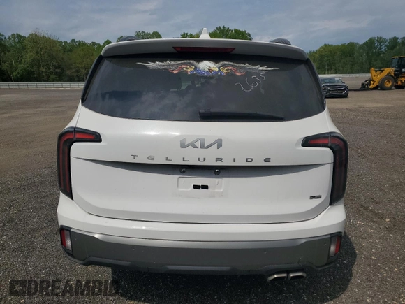 2023 Kia Telluride SX X-Pro z VIN 5XYP5DGC4PG374459, wystawiony jako Copart lot #53784405 z przebiegiem Nie podano mil oraz Szkoda całkowita • Salvage title. Historia ofert i sprzedaży dostępna na DreamBid. Obrazek 6.