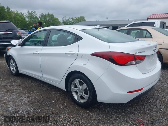 2015 Hyundai Elantra SE z VIN 5NPDH4AE3FH649752, wystawiony jako IAAI lot #42311622 z przebiegiem 100 166 mil mil oraz . Historia ofert i sprzedaży dostępna na DreamBid. Obrazek 3.
