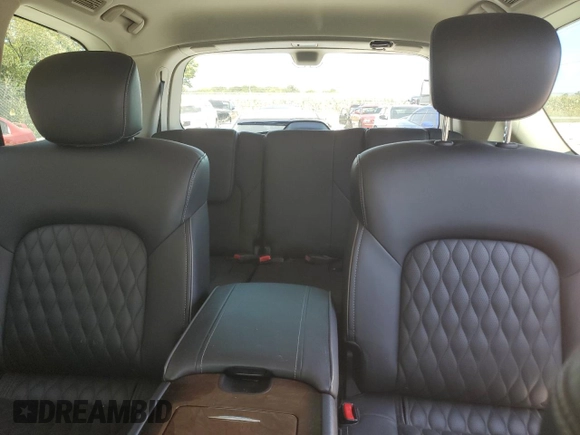 2018 Infiniti QX80 with VIN JN8AZ2NE9J9192420, listed as a Copart auction lot 71944594 with 74,376 mi miles and Salvage Title. Bid and sale history available at carsss.com. Image 10.