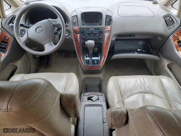 1999 Lexus RX 300 Luxury SUV with VIN JT6HF10U2X0031598, listed as a Copart auction lot 46873455 with 0 mi miles and Salvage Title. Bid and sale history available at carsss.com. Image 8.