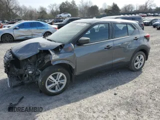 2022 Nissan Kicks S with VIN 3N1CP5BV2NL489626, listed as a Copart auction lot 49788435 with 35,814 mi miles and Salvage title. Bid and sale history available at DreamBid. Image 1.