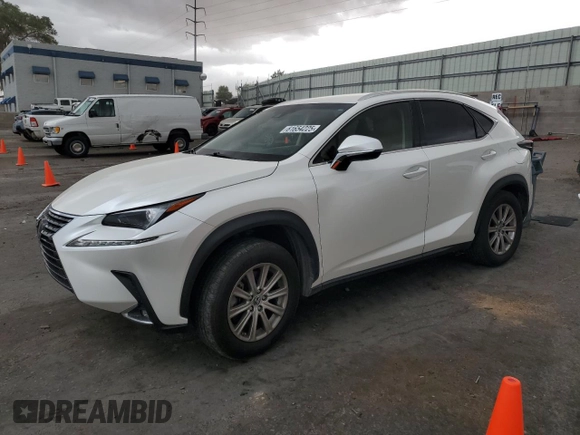 2019 Lexus NX 300 with VIN JTJBARBZ7K2184749, listed as a Copart auction lot 61654225 with 66,571 mi miles and Salvage title. Bid and sale history available at DreamBid. Image 1.
