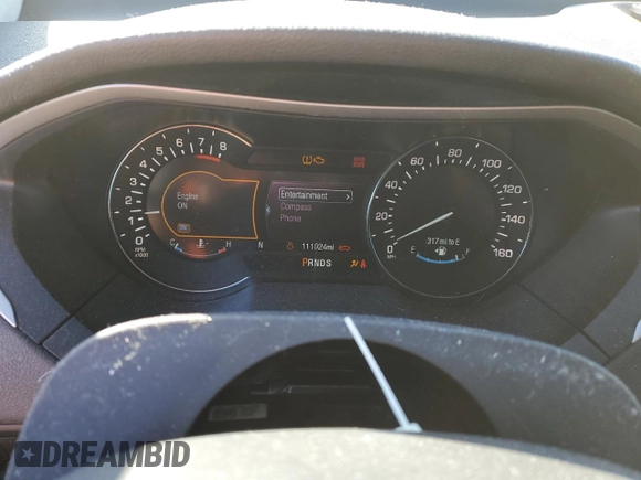 2014 Lincoln MKZ with VIN 3LN6L2J95ER822967, listed as a Copart auction lot 46287135 with 111,024 mi miles and Salvage Title. Bid and sale history available at carsss.com. Image 9.