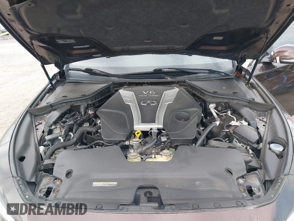 2018 Infiniti Q50 3.0t Luxe with VIN JN1EV7AR2JM445138, listed as a IAAI auction lot 41851019 with 75,018 mi miles. Bid and sale history available at carsss.com. Image 10.
