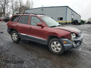 2005 Hyundai Santa Fe GLS with VIN KM8SC13D55U909223, listed as a Copart auction lot 81390854 with 160,806 mi miles and Salvage Title. Bid and sale history available at carsss.com. Image 4.