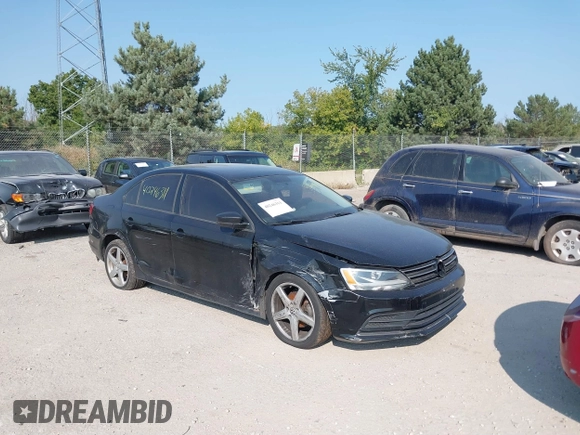 2015 Volkswagen Jetta SE with VIN 3VWD07AJ9FM411420, listed as a IAAI auction lot 40246311 with 141,456 mi miles and . Bid and sale history available at DreamBid. Image 1.
