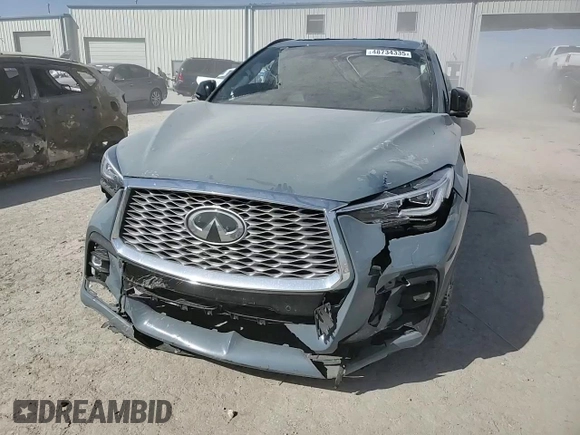 2023 Infiniti QX55 Essential with VIN 3PCAJ5KR7PF115801, listed as a Copart auction lot 48734335 with 20,898 mi miles and Salvage title. Bid and sale history available at DreamBid. Image 12.
