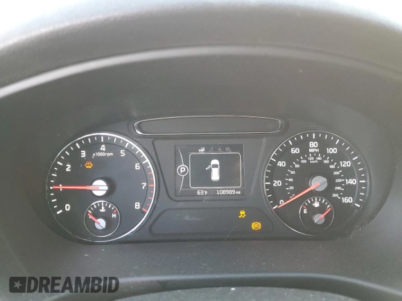 2016 Kia Sorento EX with VIN 5XYPH4A13GG029809, listed as a Copart auction lot 77331854 with 108,989 mi miles and Non Repairable. Bid and sale history available at DreamBid. Image 9.