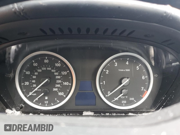 2013 BMW X6 xDrive50i with VIN 5UXFG8C53DL591813, listed as a Copart auction lot 42174195 with 0 mi miles and Salvage Title. Bid and sale history available at carsss.com. Image 9.