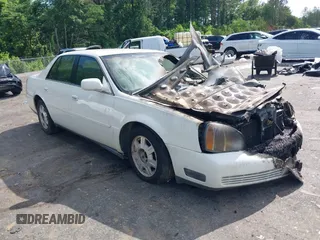 2001 Cadillac DeVille z VIN 1G6KD54Y31U287423, wystawiony jako IAAI lot #42138133 z przebiegiem Nie podano mil oraz . Historia ofert i sprzedaży dostępna na DreamBid. Obrazek 1.