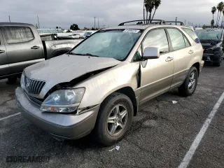 1999 Lexus RX 300 Luxury SUV with VIN JT6HF10UXX0023491, listed as a Copart auction lot 81686024 with 86,097 mi miles and Salvage Title. Bid and sale history available at carsss.com. Image 1.