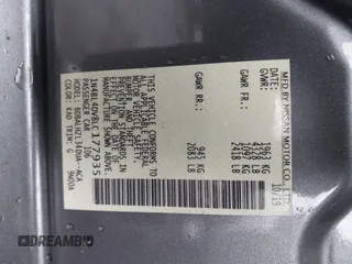 2020 Nissan Altima SV with VIN 1N4BL4DV8LC177935, listed as a IAAI auction lot 41961392 with 33,318 mi miles and . Bid and sale history available at DreamBid. Image 9.