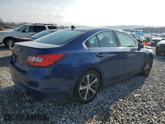 2017 Subaru Legacy Limited with VIN 4S3BNEN6XH3060480, listed as a Copart auction lot 44587574 with 59,318 mi miles and Salvage Title. Bid and sale history available at carsss.com. Image 3.