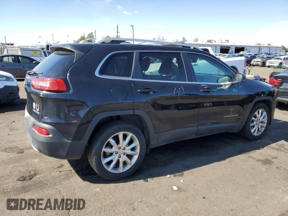2017 Jeep Cherokee Limited with VIN 1C4PJLDB4HW516170, listed as a Copart auction lot 48109865 with 151,647 mi miles and Salvage Title. Bid and sale history available at carsss.com. Image 3.