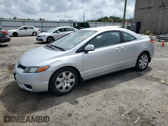 2008 Honda Civic Cpe LX with VIN 2HGFG11668H565716, listed as a Copart auction lot 70995934 with 152,069 mi miles and Salvage Title. Bid and sale history available at carsss.com. Image 1.