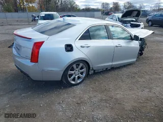 2015 Cadillac ATS Sedan Luxury RWD with VIN 1G6AB5RXXF0123831, listed as a IAAI auction lot 40754245 with 1 mi miles. Bid and sale history available at carsss.com. Image 4.