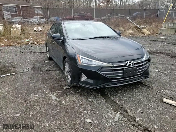 2020 Hyundai Elantra SEL with VIN 5NPD84LF2LH549434, listed as a Copart auction lot 45963445 with 66,606 mi miles and Salvage Title. Bid and sale history available at carsss.com. Image 10.