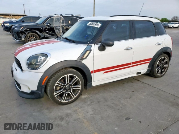 2014 MINI Countryman S with VIN WMWZC3C53EWT01161, listed as a Copart auction lot 50586965 with 151,813 mi miles and Salvage Title. Bid and sale history available at DreamBid. Image 1.