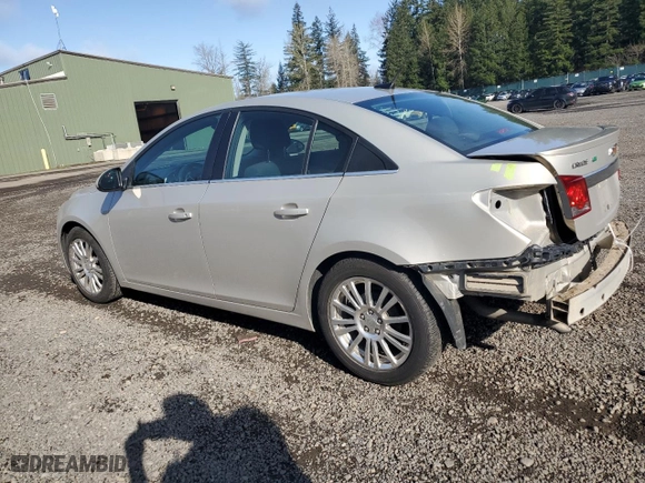 2012 Chevrolet Cruze ECO with VIN 1G1PJ5SC9C7164609, listed as a Copart auction lot 51780155 with 139,792 mi miles and Salvage Title. Bid and sale history available at carsss.com. Image 2.