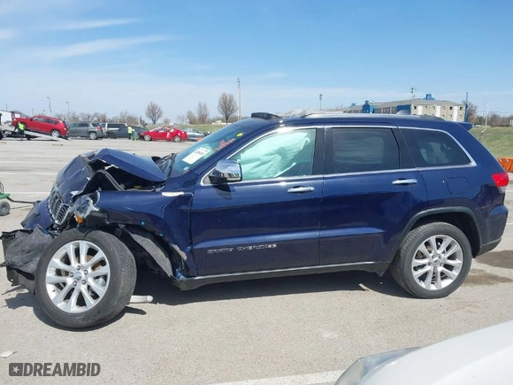 2017 Jeep Grand Cherokee Limited with VIN 1C4RJFBGXHC789995, listed as a IAAI auction lot 41805454 with 35,122 mi miles. Bid and sale history available at carsss.com. Image 14.