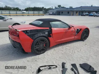 2015 Chevrolet Corvette Z51 2LT with VIN 1G1YK3D75F5106731, listed as a Copart auction lot 74700174 with 44,755 mi miles and Salvage Title. Bid and sale history available at carsss.com. Image 3.