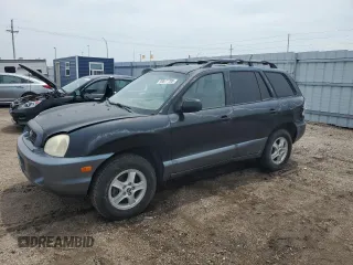 2004 Hyundai Santa Fe GLS with VIN KM8SC13D74U846060, listed as a Copart auction lot 59577705 with 116,161 mi miles and Salvage title. Bid and sale history available at DreamBid. Image 1.