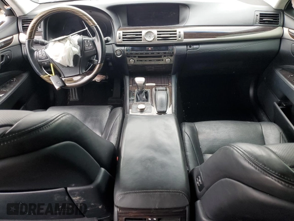 2015 Lexus LS 460 L with VIN JTHGL5EF4F5054959, listed as a Copart auction lot 71831414 with 88,327 mi miles and Salvage title. Bid and sale history available at DreamBid. Image 8.