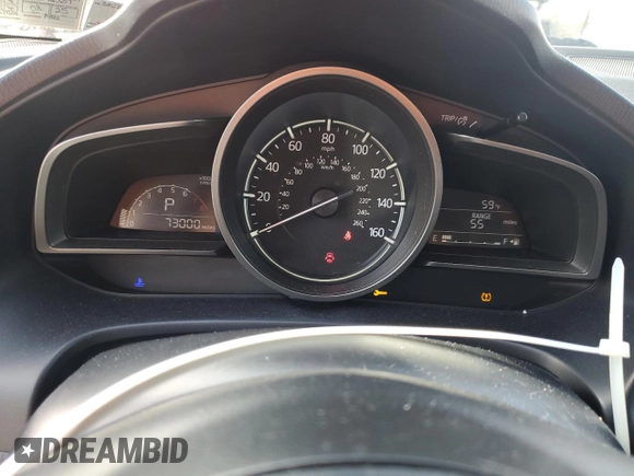 2017 Mazda 3 Sport with VIN 3MZBN1U75HM131437, listed as a Copart auction lot 54144505 with 73,000 mi miles and Salvage Title. Bid and sale history available at DreamBid. Image 9.