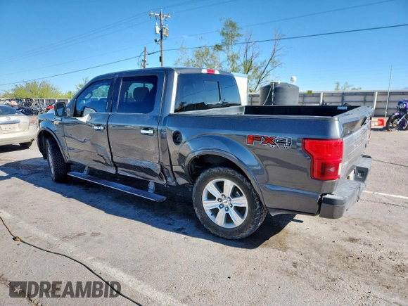 2018 Ford F-150 XL with VIN 1FTEW1EG6JFC62863, listed as a Copart auction lot 59218255 with 125,198 mi miles and Salvage title. Bid and sale history available at DreamBid. Image 2.