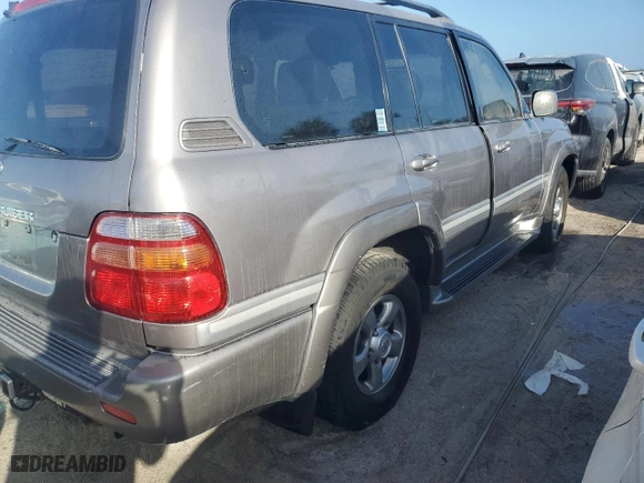 2001 Toyota Land Cruiser with VIN JTEHT05J612008312, listed as a Copart auction lot 75644214 with 0 mi miles and Salvage Title. Bid and sale history available at carsss.com. Image 3.