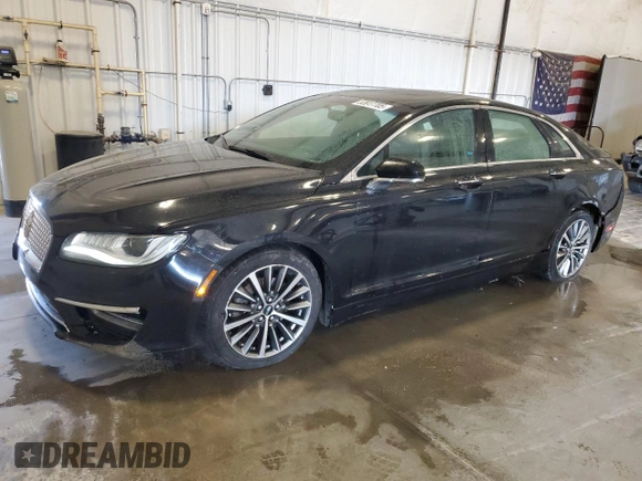 2017 Lincoln MKZ Select with VIN 3LN6L5D90HR608647, listed as a Copart auction lot 53917705 with 146,565 mi miles and Salvage title. Bid and sale history available at DreamBid. Image 1.