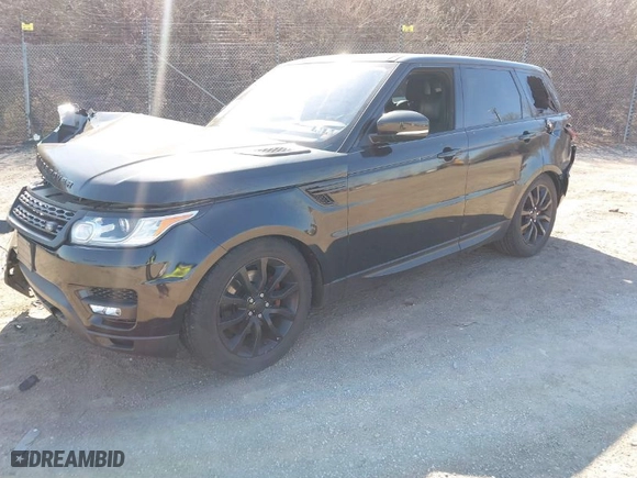 2016 Land Rover Range Rover Sport V6 HSE with VIN SALWR2PFXGA118320, listed as a IAAI auction lot 41771753 with NaN miles. Bid and sale history available at carsss.com. Image 2.