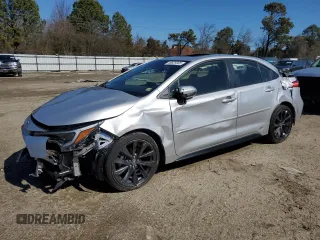 2023 Toyota Corolla Hybrid LE with VIN JTDBDMHE4P3004324, listed as a Copart auction lot 46829305 with 32,944 mi miles and Salvage Title. Bid and sale history available at carsss.com. Image 1.