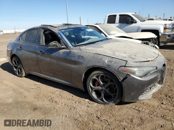 2019 Alfa Romeo Giulia Ti Sport with VIN ZARFANBN2K7607241, listed as a Copart auction lot 85927924 with 0 mi miles and Clean Title. Bid and sale history available at carsss.com. Image 4.