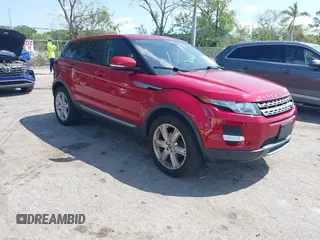 2013 Land Rover Range Rover Evoque Pure Plus with VIN SALVP2BG9DH807513, listed as a IAAI auction lot 41959346 with 94,957 mi miles. Bid and sale history available at carsss.com. Image 1.