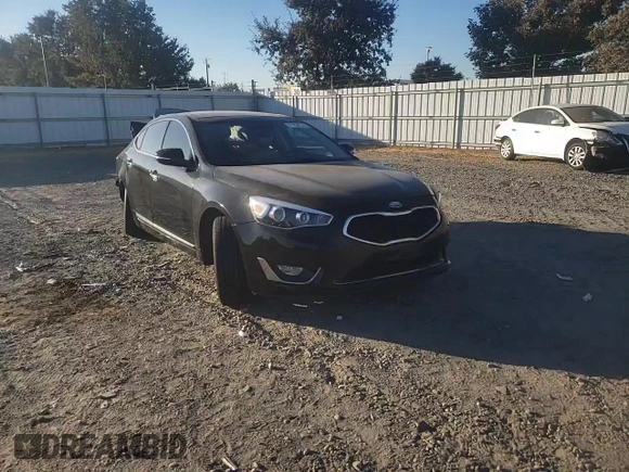 2014 Kia Cadenza Premium with VIN KNALN4D73E5163830, listed as a Copart auction lot 77258514 with 0 mi miles and Salvage Title. Bid and sale history available at carsss.com. Image 11.