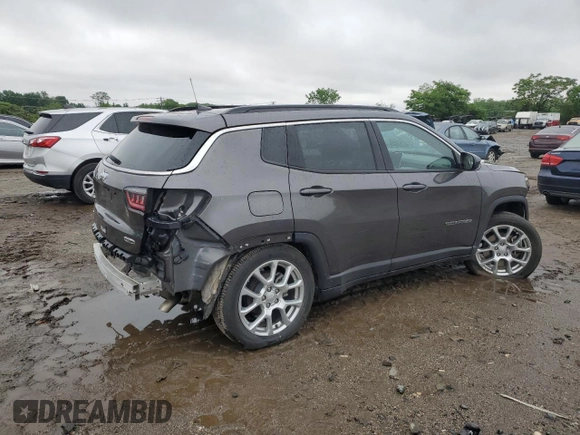 2023 Jeep Compass Latitude Lux с VIN 3C4NJDFN7PT544666, выставлен на аукционе Copart как лот 56921905 с пробегом 12 022 миль миль и Списание • Salvage title. История ставок и продаж доступна на DreamBid. Изображение 3.