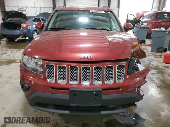 2017 Jeep Compass High Altitude with VIN 1C4NJCEB2HD160643, listed as a Copart auction lot 59567005 with 92,927 mi miles and Clean title. Bid and sale history available at DreamBid. Image 5.