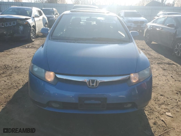 2007 Honda Civic Sdn EX with VIN 1HGFA168X7L063725, listed as a Copart auction lot 53548605 with 237,364 mi miles and Salvage Title. Bid and sale history available at carsss.com. Image 5.
