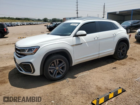 2022 Volkswagen Atlas SEL R-Line z VIN 1V2SE2CA1NC201341, wystawiony jako Copart lot #64889124 z przebiegiem 44 939 mil mil oraz Szkoda całkowita • Salvage title. Historia ofert i sprzedaży dostępna na DreamBid. Obrazek 1.